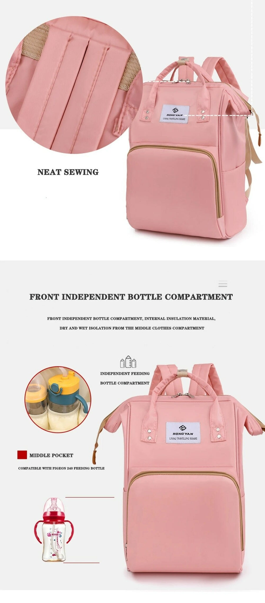 Sac de maman multifonctionnel