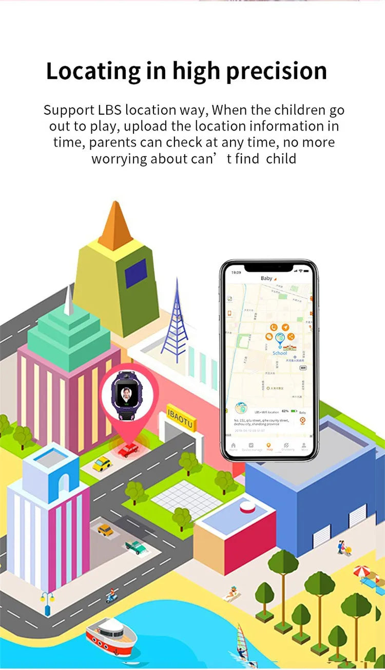 Montre connectée étanche