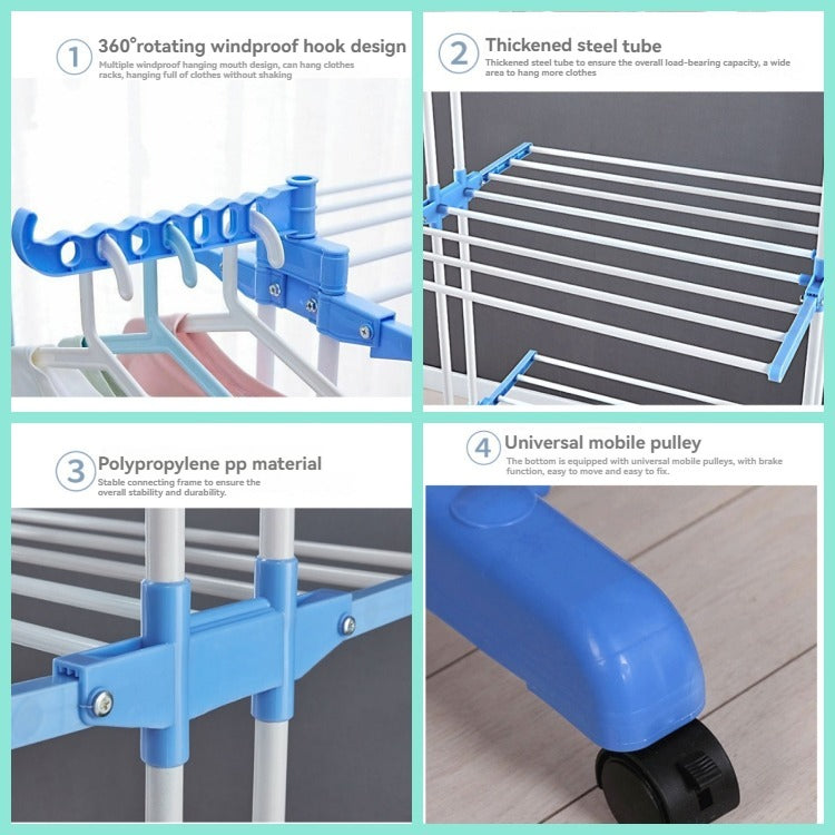 Porte-vêtements Télescopique