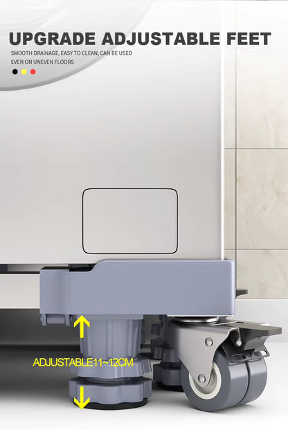 Support Universel Réfrigérateur & Lave-linge – Stabilité et Protection Optimales