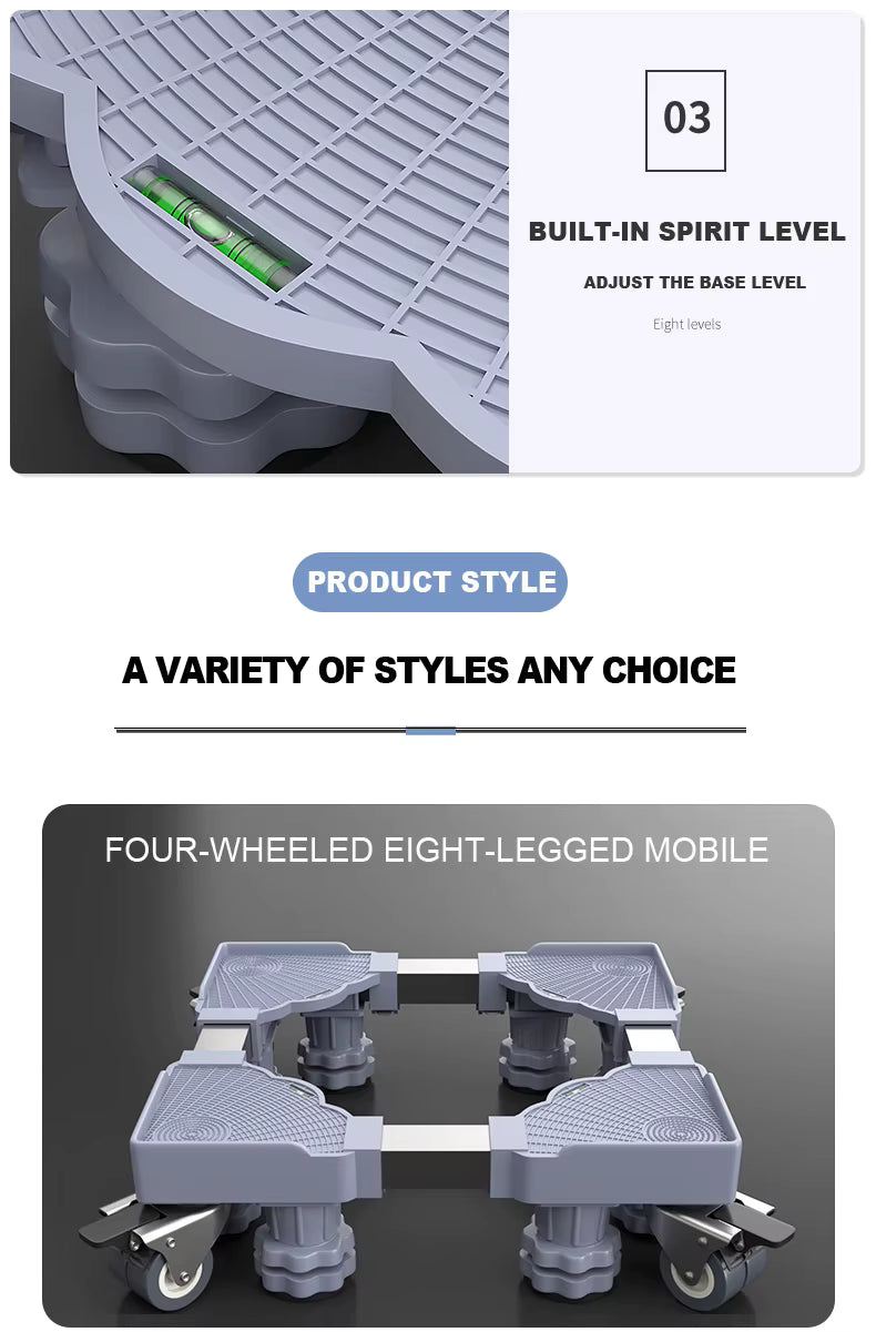 Support Universel Réfrigérateur & Lave-linge – Stabilité et Protection Optimales