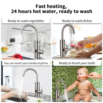 Chauffe-Eau Instantané Robinet : Eau Chaude Immédiate, Économie Garantie !