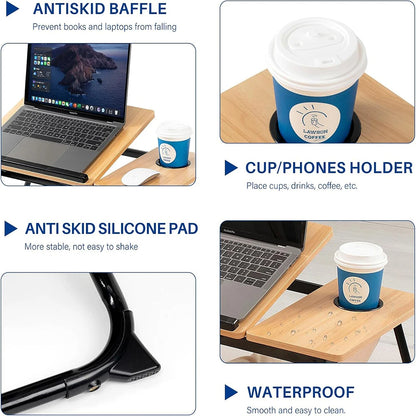 Bureau de lit pliable et portable pour ordinateur portable