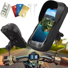 Support Téléphone Moto Rotatif