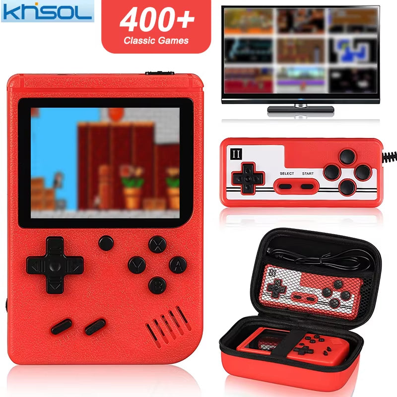 Mini Console Jeu Portable 8-Bit – 500 Jeux Rétro Intégrés