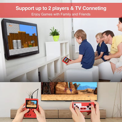 Mini Console Jeu Portable 8-Bit – 500 Jeux Rétro Intégrés