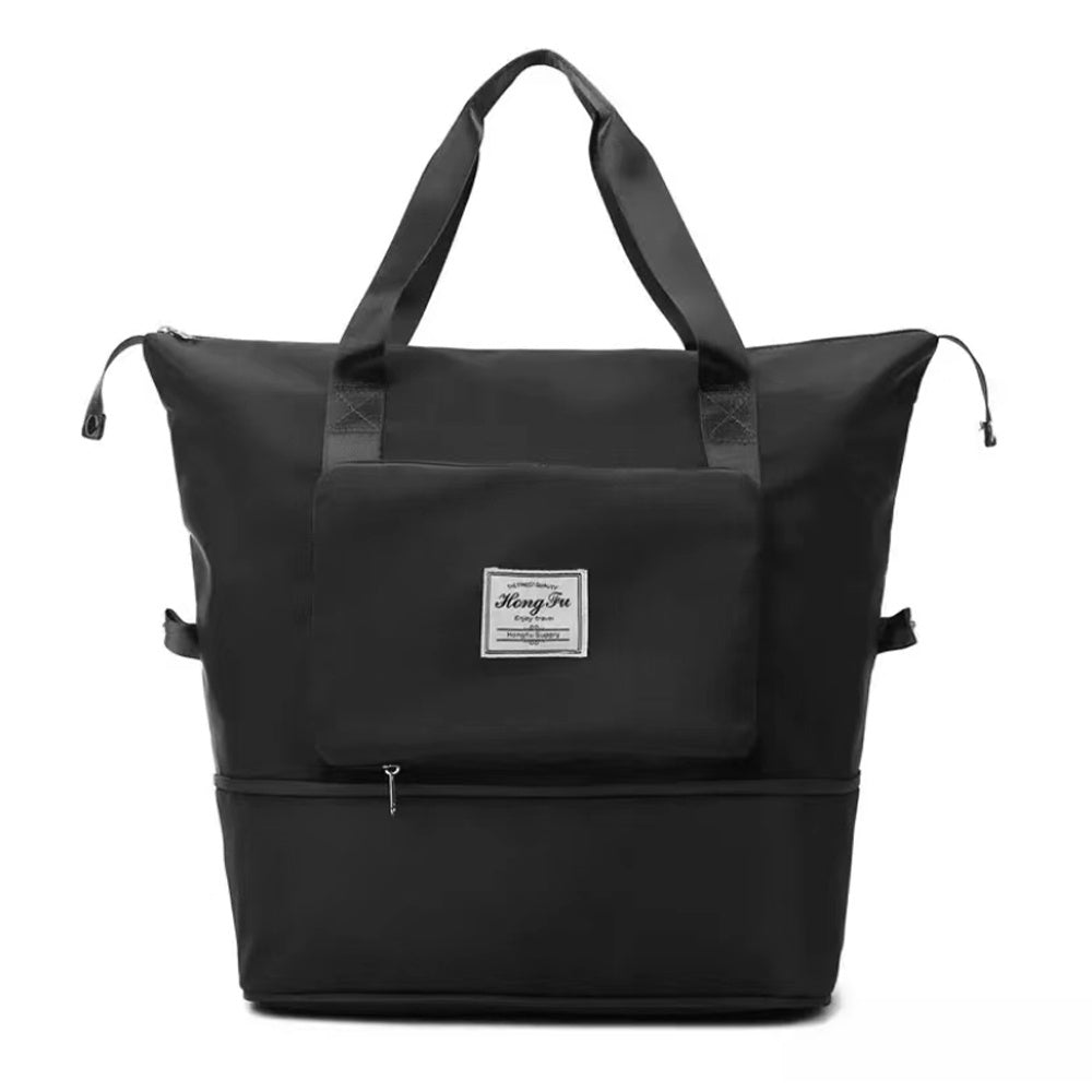 Sac de Voyage Extensible pour Femmes - Grand Sac de Fitness Pliable avec Séparation Sec/Humide - Léger et Portable
