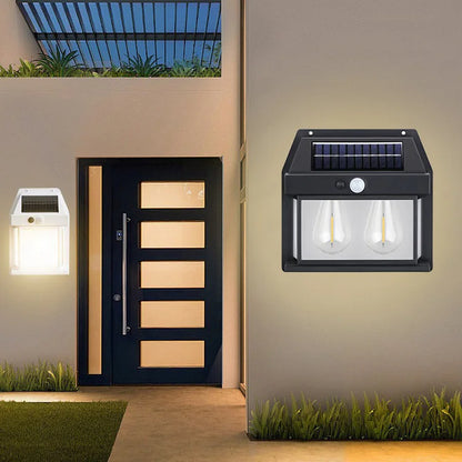 LED solaire tungstène lumière extérieure