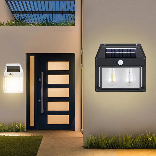 LED solaire tungstène lumière extérieure