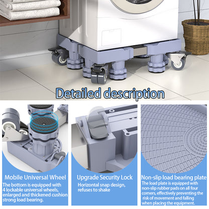 Support Universel Réfrigérateur & Lave-linge – Stabilité et Protection Optimales