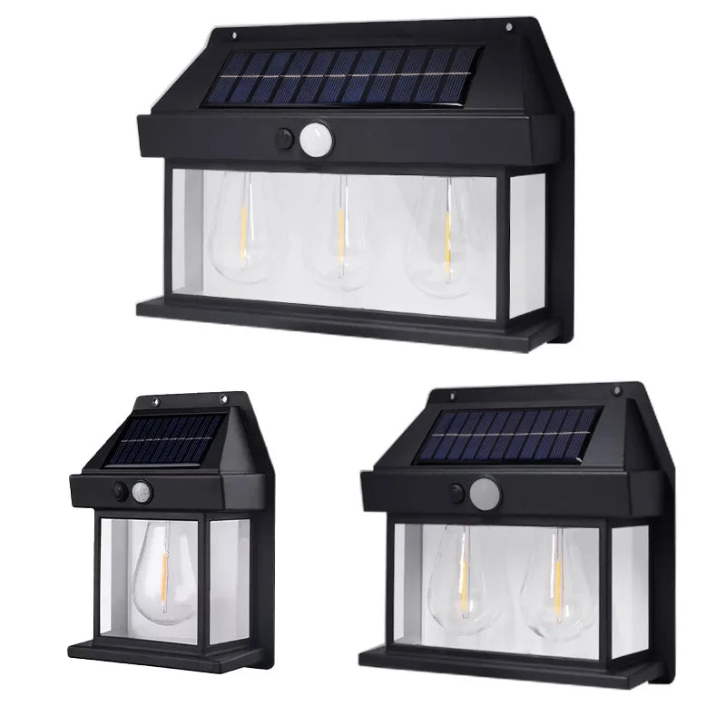 LED solaire tungstène lumière extérieure