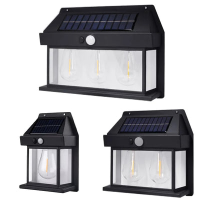 LED solaire tungstène lumière extérieure